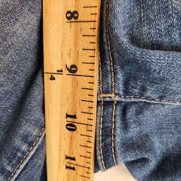 Dear John Denim Shorts Womens Size 29 Blue Medium Wash Stretch 5” Inseam EUC - Picture 12 of 15